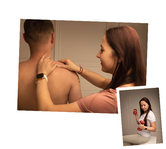 Terapia manualna barku u pacjenta