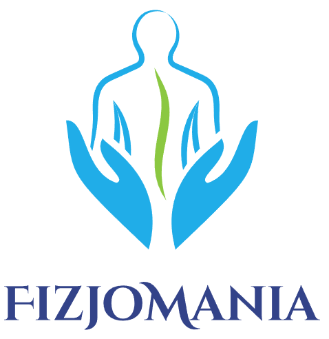 Logo gabinetu fizjoterapii Fizjomania
